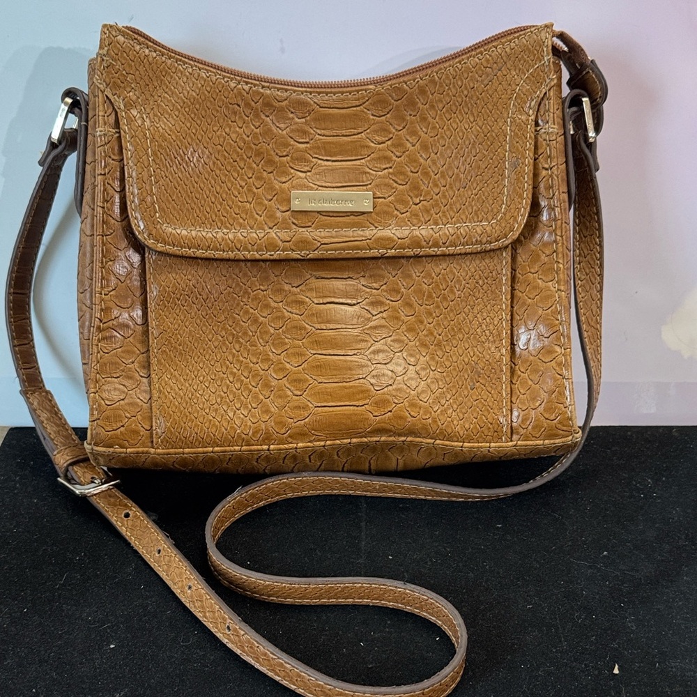 Vintage Brown Liz Claiborne crossbody handbag - Picture 2 of 14